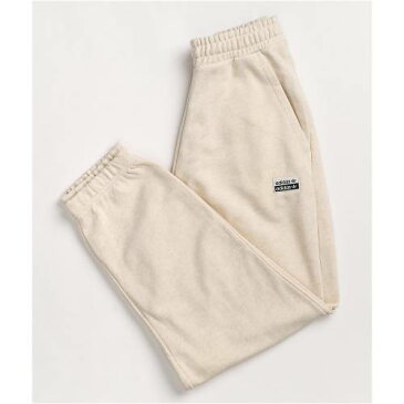 アディダス オリジナルス 白色 ホワイト ロングタイツ ナチュラル レディース 【 ADIDAS ORIGINALS OFF WHITE SWEATPANTS NATURAL 】