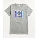 CROSS COLOURS ロゴ 灰色 グレー Tシャツ 【 CROSS COLOURS PUFF LABEL LOGO GREY TSHIRT 】 レディースファッション トップス Tシャツ カットソー