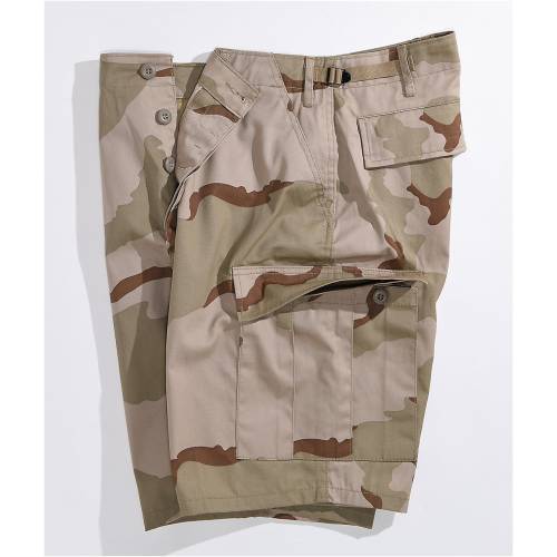 ロスコ カモ柄 カーゴ ショーツ ハーフパンツ ベージュ カーキ カーゴショーツ メンズ 【 ROTHCO BDU DESERT CAMO BEIGE KHAKI 】