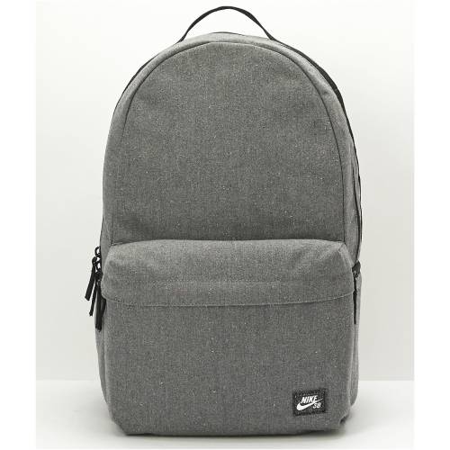 ナイキエスビー エスビー アイコン 灰色 グレー バックパック バッグ リュックサック レディース 【 NIKE SB ICON RECYCLED GREY BACKPACK 】