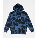 スケートボード 青色 ブルー ネクタイ フーディー パーカー メンズ 【 WELCOME SKATEBOARDS WELCOME INKBLOT BLUE TIE DYE HOODIE / 】 メンズファッション トップス