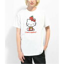 白色 ホワイト Tシャツ ハローキティー メンズ 【 THE FORECAST AGENCY NEON RIOT X APPLES WHITE TSHIRT 】