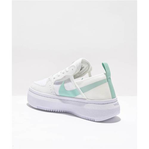 ナイキエスビー エスビー コート 白色 ホワイト スニーカー 運動靴 & スニーカー レディース 【 NIKE SB COURT VISION ALTA TXT WHITE LIGHT DEW SHOES 】