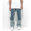 エンパイア 青色 ブルー スケート ジーンズ メンズ 【 EMPYRE COLBY DOUBLE KNEE MEDIUM BLUE SKATE JEANS / LIGHT PASTEL BLUE 】 メンズファッション ズボン パンツ