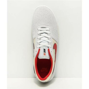 ナイキエスビー NIKE SB エスビー チーム クラシック 赤 レッド 白色 ホワイト スケート スニーカー 運動靴 GREY, & 【 TEAM RED SKATE NIKE SB CLASSIC PHANTOM WHITE SHOES 】 メンズ