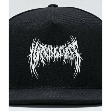 LURKING CLASS BY SKETCHY TANK タンクトップ メタル 黒色 ブラック スナップバック バッグ 【 SNAPBACK LURKING CLASS BY SKETCHY TANK METAL BLACK HAT 】 バッグ キャップ 帽子 メンズキャップ 帽子