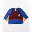 CROSS COLOURS マルーン 金色 ゴールド クロップ Tシャツ BLUE, & 【 CROP CROSS COLOURS COLORBLOCK MAROON GOLD TSHIRT ASSORTED 】 レディースファッション トップス Tシャツ カットソー