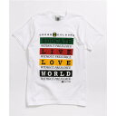 CROSS COLOURS 白色 ホワイト Tシャツ 【 CROSS COLOURS WITHOUT PREJUDICE WHITE TSHIRT 】 レディースファッション トップス Tシャツ カットソー