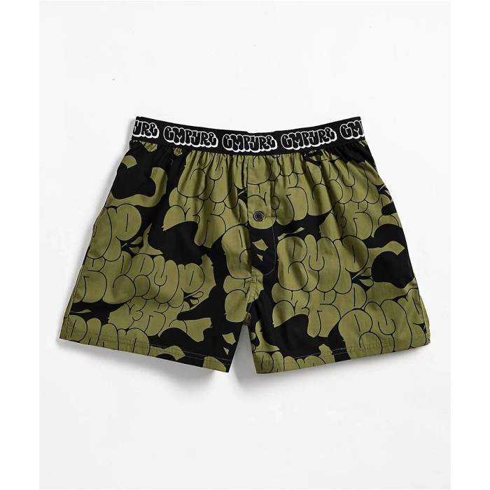 エンパイア Empyre 【 Bubble Loose Dark Green Boxers Men's Dark Green 】 バブル green 緑・グリー..