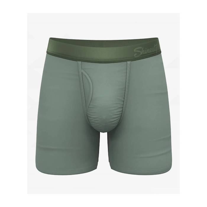 Shinesty 【 The Manzanilla Ball Hammock Olive Green Boxer Briefs Men's Green 】 olive オリーブ g..