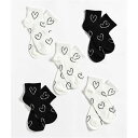 スニケスで買える「Ella Shea 【 5 Pack Heart Black & White Ankle Socks Women's Multicolor 】 黒色 ブラック 白色 ホワイト ソックス・靴下 インナー 下着 ナイトウェア レディース 靴下 レッグウェア 靴下 レディース」の画像です。価格は12,700円になります。