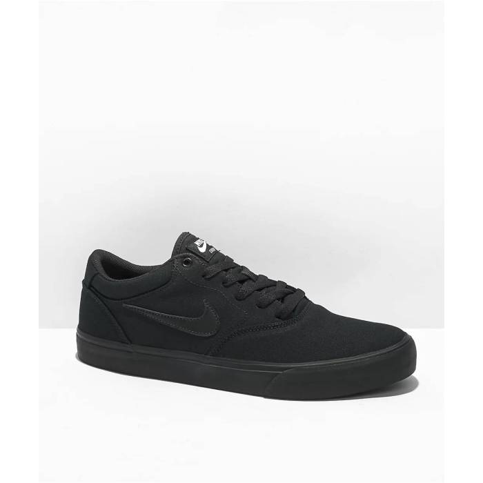 ナイキ Nike 【 Sb Chron 2 Black Canvas Skate Shoes Men's Black 】 エスビー 黒色 ブラック Skate スケート シューズ 運動靴 靴 メンズ靴 スニーカー メンズ 黒色 ブラック