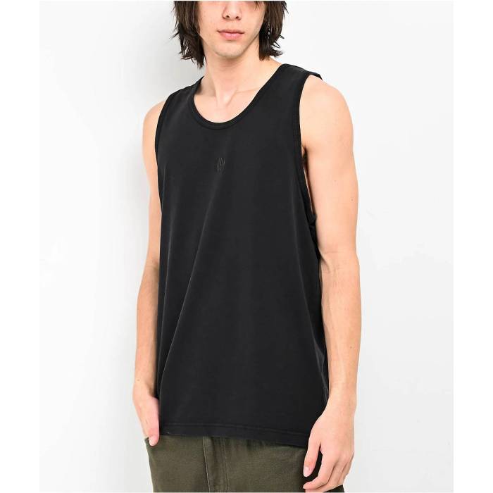 Ninth Hall Fundamentals 【 Black Relaxed Tank Top Men's Black 】 黒色 ブラック タンクトップ メンズファッション トップス タンクトップ メンズ 黒色 ブラック