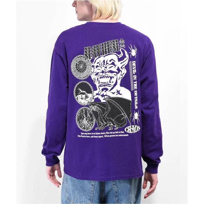 ˥㤨Vitriol  Mayhem Purple Long Sleeve T-Shirt Men's Purple  Purple 硦ѡץ Sleeve ꡼ T 󥺥եå ȥåץ T åȥ  Purple 硦ѡץפβǤʤ16,500ߤˤʤޤ