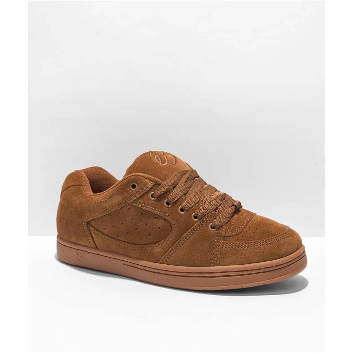 Es 【 Accel Og Brown & Gum Skate Sho Men's Brown 】 茶色 ブラウン Skate スケート 靴 メンズ靴 ス..