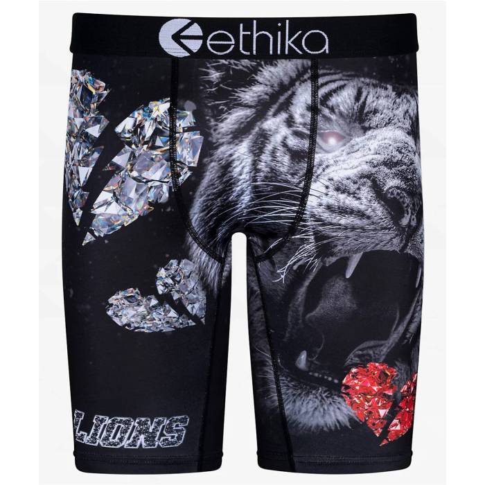 エシカ Ethika 【 X Russ Millions Lion Hearted Black Boxer Briefs Men's Black 】 黒色 ブラック イ..