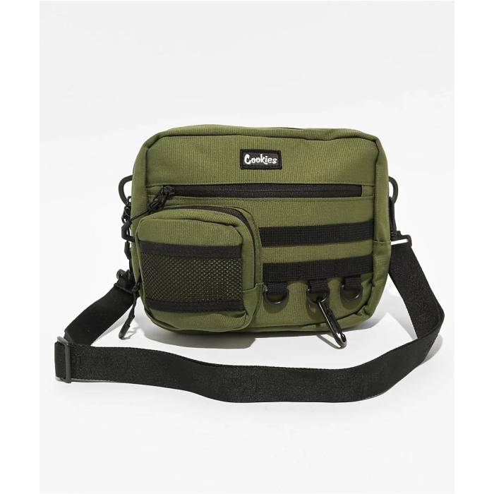 Cookies Clothing 【 Cookies Fowler Utility Olive Crossbody Bag Men's Dark Green 】 olive オリーブ バッグ バッグ 小物 ブランド雑貨 バッグ メンズバッグ ボディバッグ ウエストポーチ メンズ green 緑・グリーン(4)