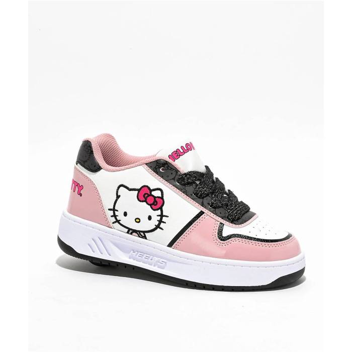 ヒーリーズ Heelys 【 X Hello Kitty Kama Pink & Black Shoes Kids' Pink 】 pink ピンク 黒色 ブラック シューズ 運動靴 キッズ ベビー マタニティ キッズファッション 靴 スニーカー pink ピンク