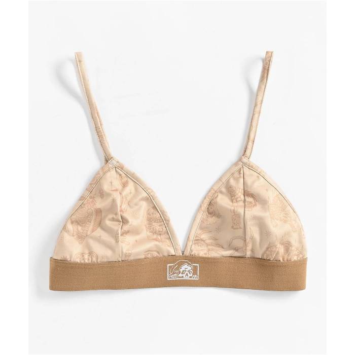 Lurking Class By Sketchy Tank 【 Crawl Flash Triangle Bralette Women's Beige 】 インナー 下着 ナイトウェア レディース インナー 下着 ランジェリー ブラジャー レディース ベージュ