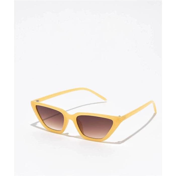 I Sea 【 Pillow Yellow Cat Eye Sunglasses Women's Light Pastel Yellow 】 ピロー・枕・クッション ..