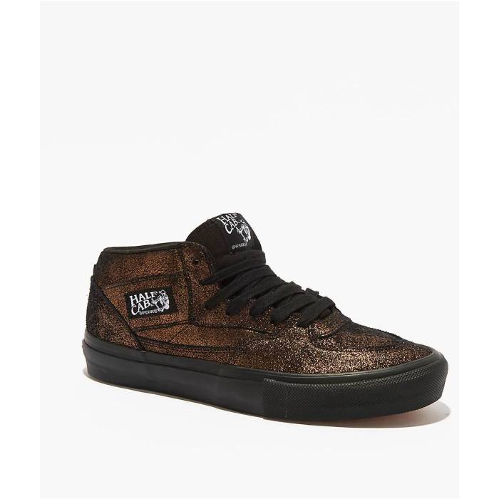  Vans  Skate Half Cab Metallic Bronze Skate Shoes Men's Black  Skate  ϡ Ƽ֥ 塼 ư  󥺷 ˡ   ֥å