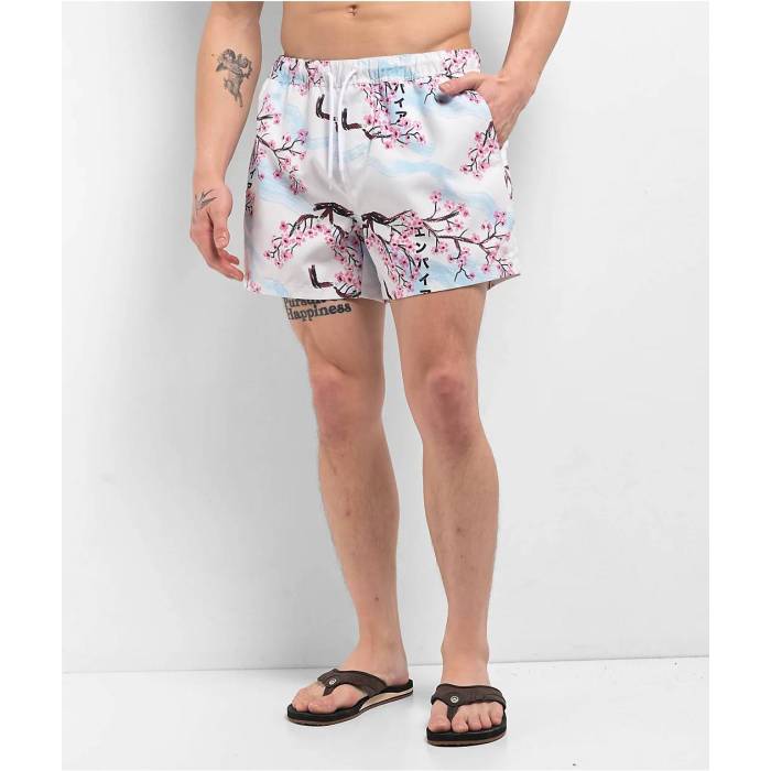 エンパイア Empyre 【 Ollie Floral Off White Board Shorts Men's Natural 】 白色 ホワイト ショーツ メンズファッション 水着 メンズ ナチュラル