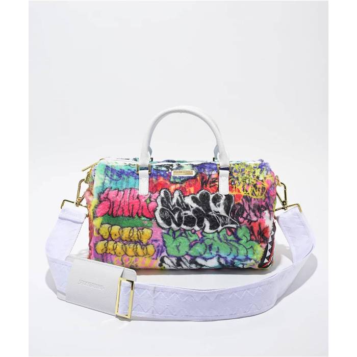 スプレイグラウンド Sprayground 【 Graffiti Faux Fur Mini Duffle Bag Men's Multicolor 】 ダッフル バッグ バッグ 小物 ブランド雑貨 バッグ メンズバッグ ボストンバッグ メンズ