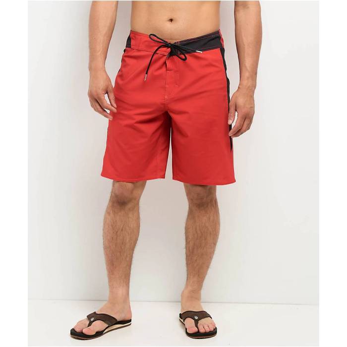 ボルコム Volcom 【 J Robinson Mod Chili Red Board Shorts Men's Red 】 Red 赤・レッド ショーツ メンズファッション 水着 メンズ Red 赤・レッド