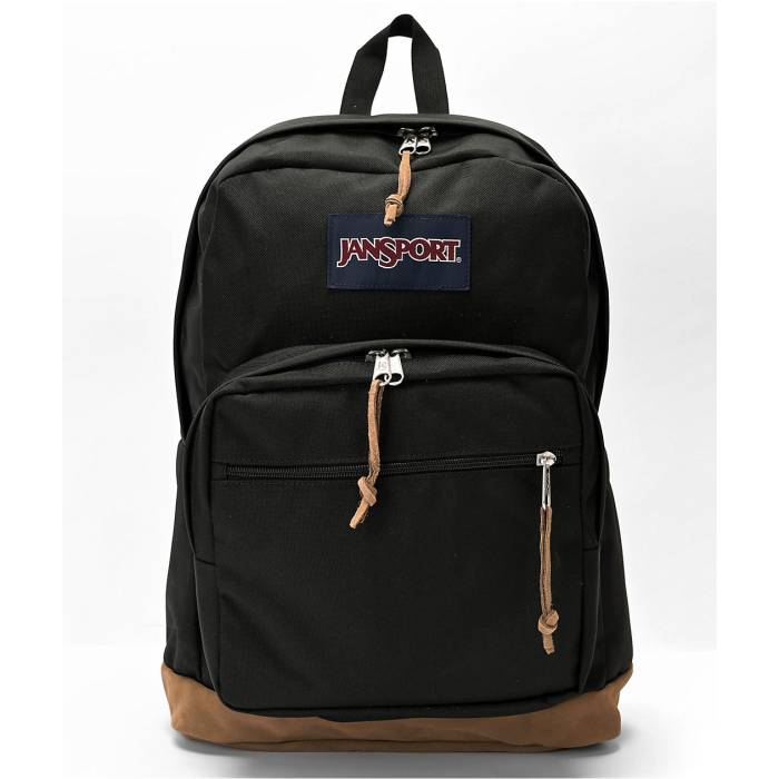 ジャンスポーツ Jansport 【 Right Pack Black Backpack Men's Black 】 黒色 ブラック バックパック バッグ リュックサック バッグ 小物 ブランド雑貨 バッグ メンズバッグ バックパック リュック メンズ(4)