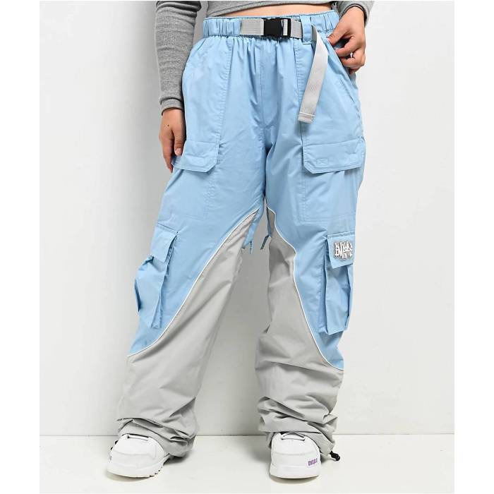 エンパイア Empyre 【 Lucky Duck Blue & Grey Snowboard Pants Women's Blue 】 青色 ブルー 灰色 グ..