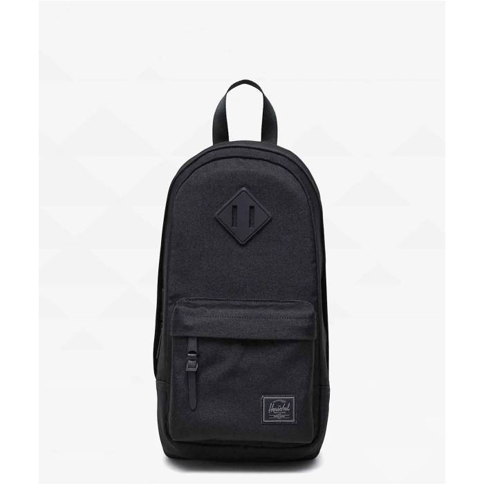 Herschel Supply 【 Co. Heritage Black Tonal Shoulder Bag Men's Black 】 黒色 ブラック バッグ バッグ 小物 ブランド雑貨 バッグ メンズバッグ ボディバッグ ウエストポーチ メンズ 黒色 ブラック