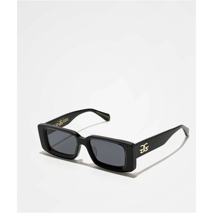 The Gold Gods 【 Mitra Black Rectangle Sunglasses Men's Black 】 黒色 ブラック サングラス バッグ 小物 ブランド雑貨 眼鏡 サングラス サングラス メンズ 黒色 ブラック