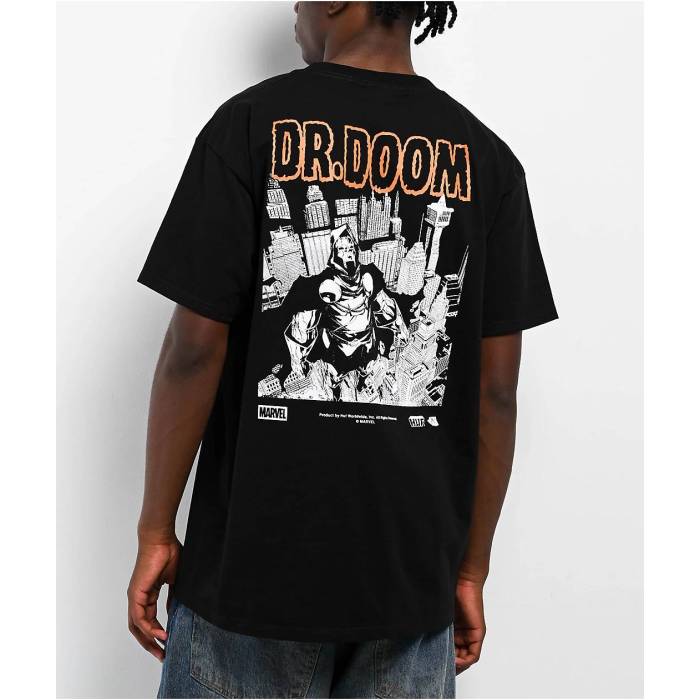 ˥㤨֥ϥ Huf  X Fantastic 4 Dr. Doom Black T-Shirt Men's Black   ֥å T 󥺥եå ȥåץ T åȥ   ֥åפβǤʤ22,100ߤˤʤޤ