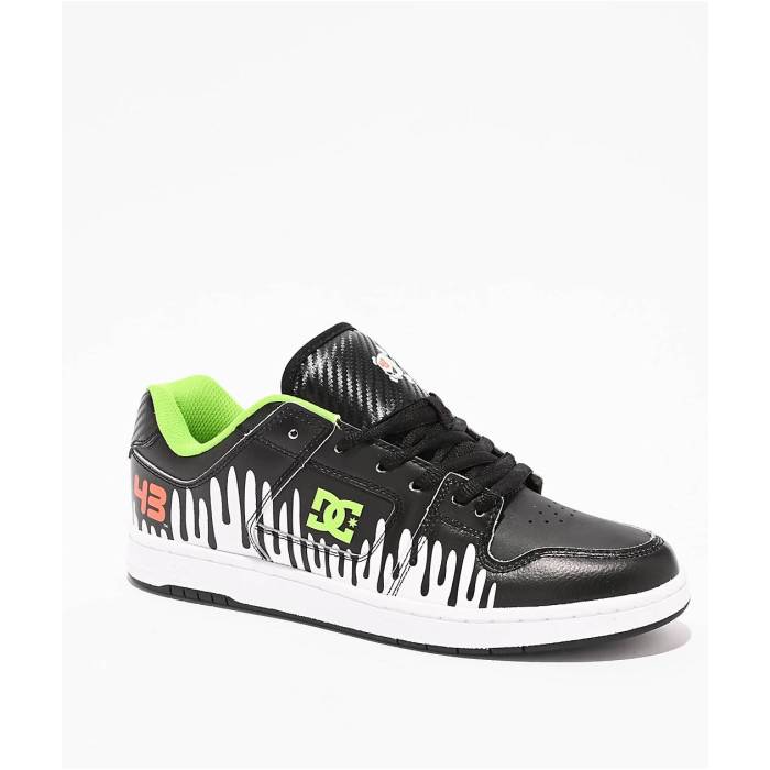 ディーシー Dc 【 X 43I Manteca 4 Black & White Skate Shoe Men's White 】 マンテカ 黒色 ブラック ..