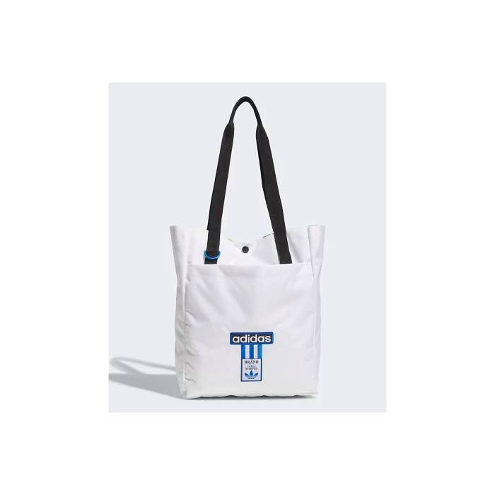 アディダス Adidas 【 Originals Adibreak White Blue Bird & Black Tote Bag Men's White 】 オリジナルス 白色 ホワイト 青色 ブルー 黒色 ブラック バッグ バッグ 小物 ブランド雑貨 バッグ メンズバッグ トート