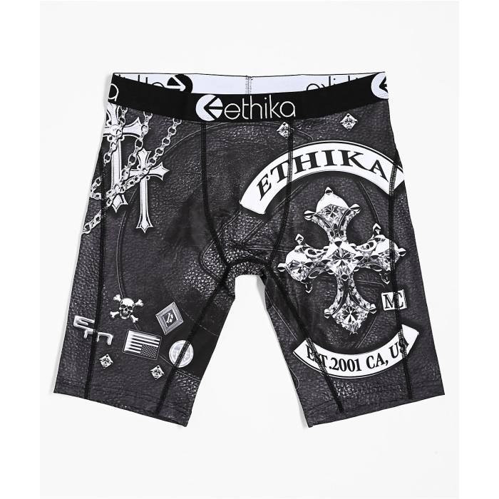 エシカ Ethika 【 Tore Up Boxer Briefs Men's - 】 インナー 下着 ナイトウェア メンズ インナー 下着..