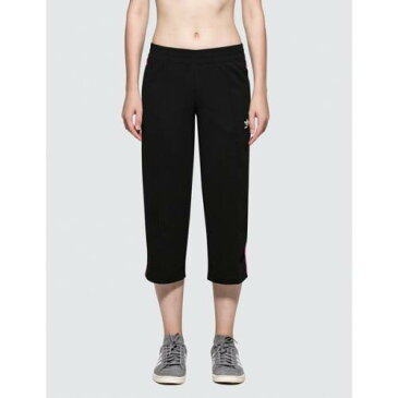 アディダス オリジナルス トラック パンツ 黒色 ブラック レディース 【 ADIDAS ORIGINALS 7 8 TRACK PANT BLACK 】