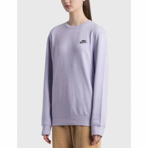 ナイキ クラシック 紫 パープル 灰色 グレー レディース 【 PURPLE NIKE SPORTSWEAR CLASSIC PULLOVER CHALK DK SMOKE GREY 】