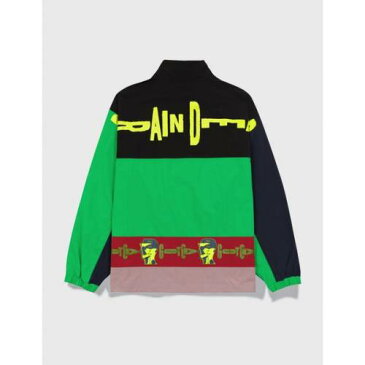 BRAIN DEAD ナイロン ハーフ ハーフジップ メンズ 【 BRAIN DEAD X GOTCHA NYLON PULLOVER MULTICOLOR 】
