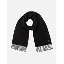 アミ Ami 【 De Coeur Scarf Unisex Black 】 スカーフ バッグ 小物 ブランド雑貨 マフラー スカーフ メンズスカーフ ユニセッ...
