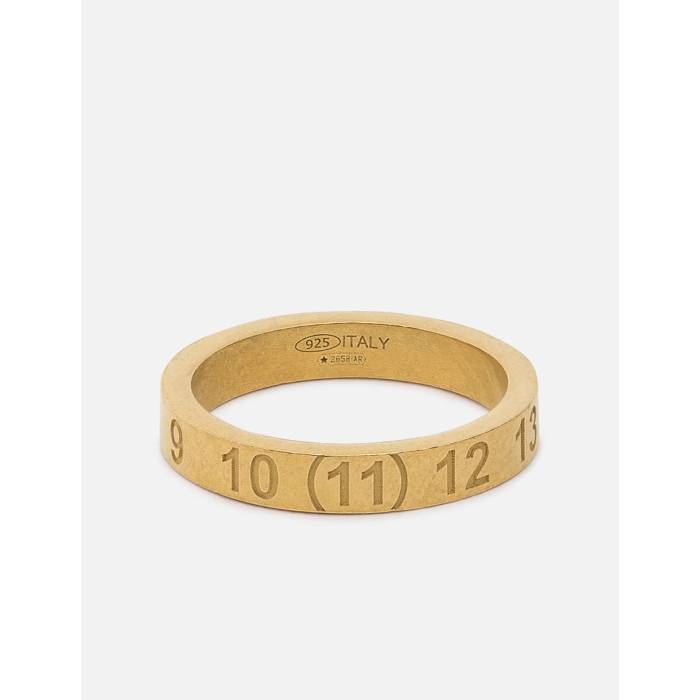 メゾンマルジェラ Maison Margiela 【 Numerical Ring Unisex Yellow Gold 】 ジュエリー アクセサリー..