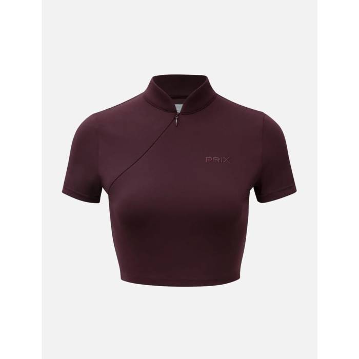 Prix Workshop 【 Qipao Top Women Red Bean 】 レディースファッション トップス その他 レディース Red 赤・レッド