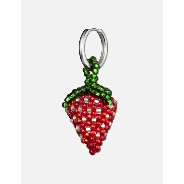Pura Utz 【 Strawberry Earring Women Red/Green 】 レディース Red 赤・レッド green 緑・グリーン
