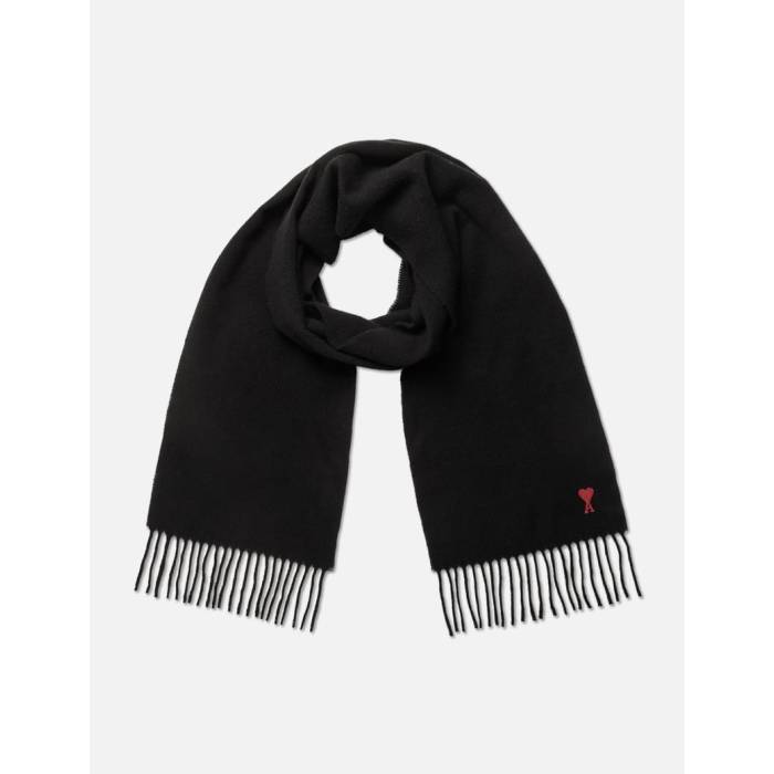 ���� Ami �� De Coeur Scarf Unisex Black �� �������� �Хå� ��ʪ �֥��ɻ��� �ޥե顼 �������� ��ǥ������������� ���...