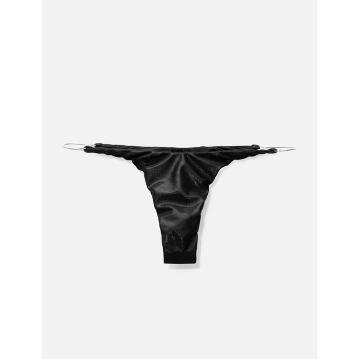Mugler �� Star Bikini Bottom Women Black �� ���ܥ� �ܥȥॹ ��ǥ����� ���� �֥�å�