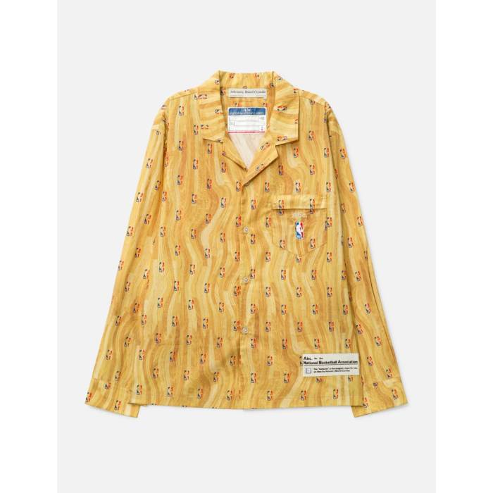 Advisory Board Crystals 【 X Nba Wrapped Hardwood Pajama Shirt Men Yellow 】 メンズ yellow 黄色 イエロー