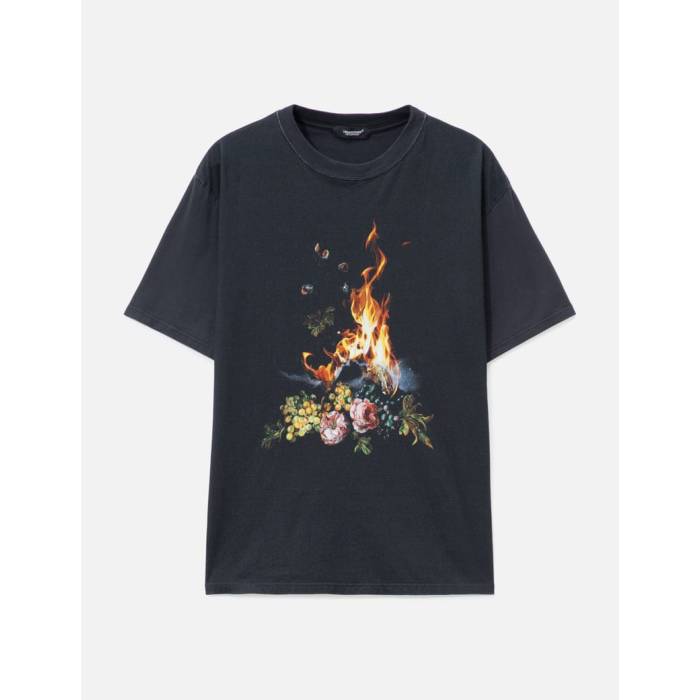 アンダーカバー Undercover 【 X Emma Bennett Burning Flower Short Sleeve T-Shirt Men Black 】 Sleeve スリーブ Tシャツ メンズ 黒色 ブラック
