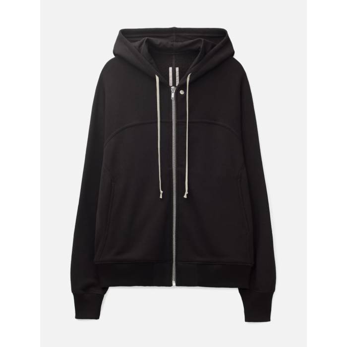 リックオウエンス Rick Owens 【 Zip-Up Jersey Windbreaker Men 09 Black 】 ジャージ ウィンドブレーカー メンズ 黒色 ブラック
