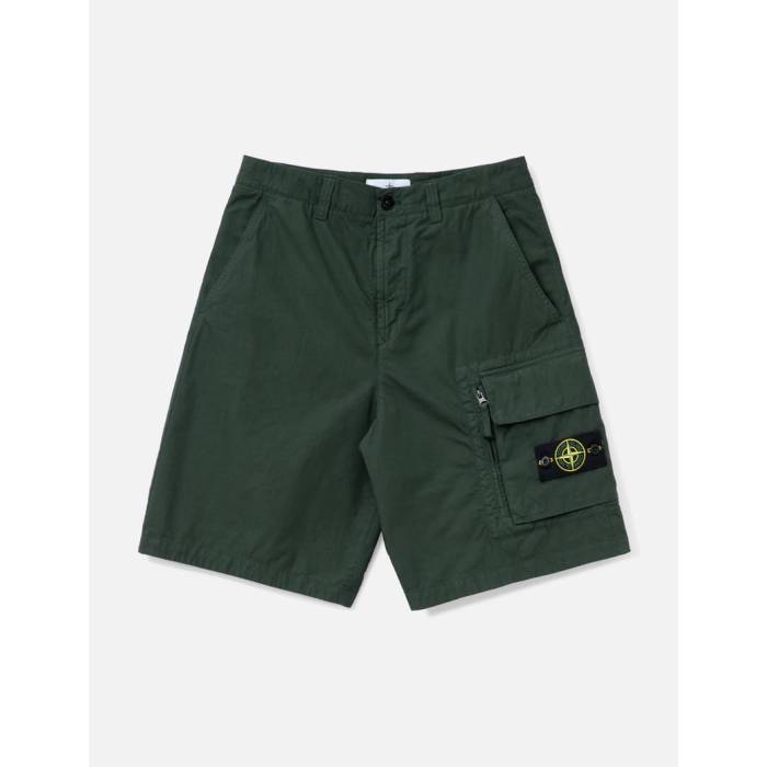 ストーンアイランド Stone Island 【 Canvas Weave Cotton Shorts Men V005E 】 ショーツ メンズ