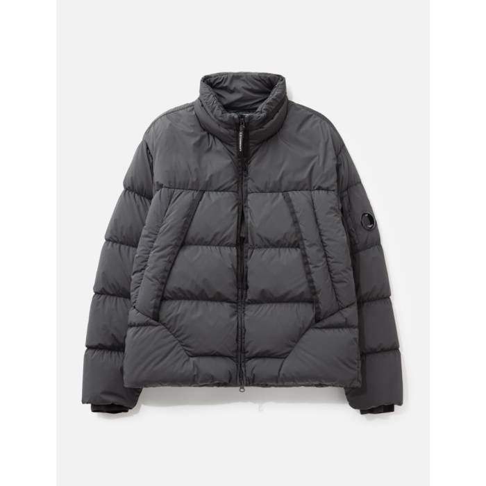 シーピーカンパニー C.p. Company 【 Nycra-R Hooded Down Jacket Men Dark Shadow 】 フード付 ダウン Jacket ジャケット メンズ シャドー・シャドウ